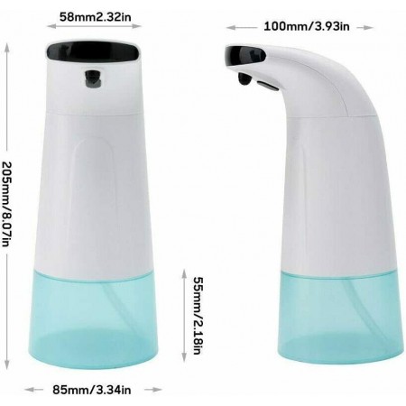 Distributore spray automatico schiuma portasapone liquido disinfettante casa