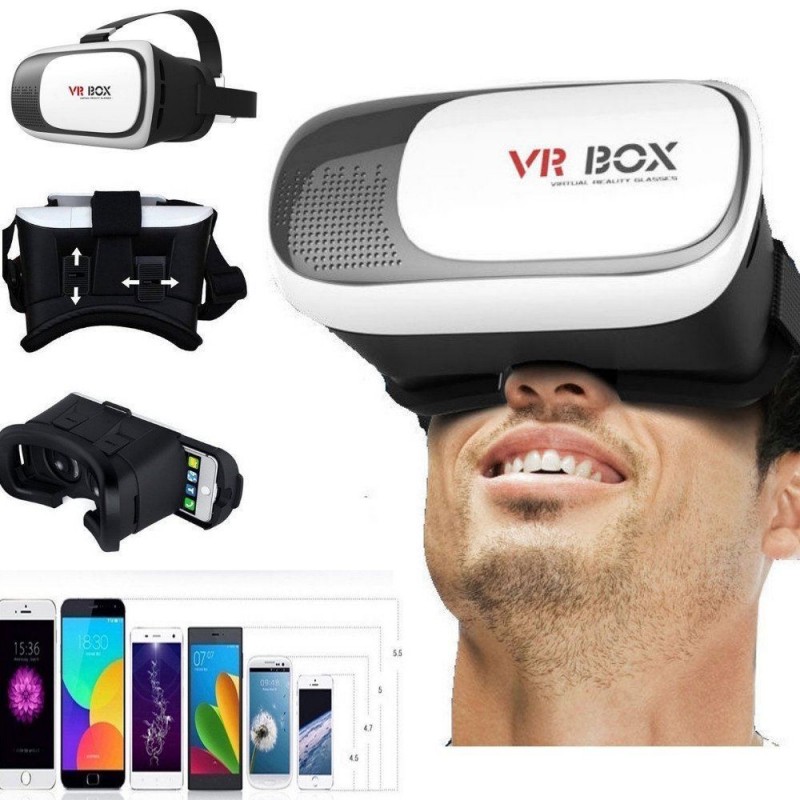 VR 3d Occhiale visore versione 2.0 per realtà virtuale compatibile con smartphone iOS e Android da 3,5" a 6"
