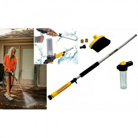 Lancia idropulitrice auto a pressione spazzola pompa acqua rubinetto alluminio