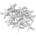 Distanziatori bianchi ad angolo 4 lati T per posa pavimento mattoni piastrelle