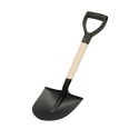 Pala corta Badile Da Giardino In Acciaio Manico In Legno punta tonda o quadrata