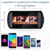 VR 3d Occhiale visore versione 2.0 per realtà virtuale compatibile con smartphone iOS e Android da 3,5" a 6"