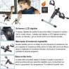DOBO Mini cyclette casa trasporto pedali riabilita gambe braccia pe...