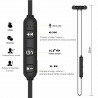 DOBO Cuffie auricolari wireless sport ricaricabili stereo musica mi...