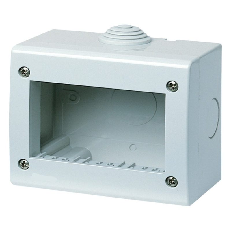 DOBO 2x Custodia tenuta stagna 2 o 3 Moduli IP40 compatibile con in...