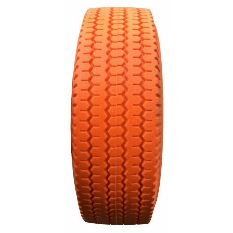 DOBO Ruota in Gomma Arancio antiforo Ruote Piene Carrello Portapacc...