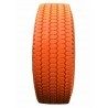 DOBO Ruota in Gomma Arancio antiforo Ruote Piene Carrello Portapacc...