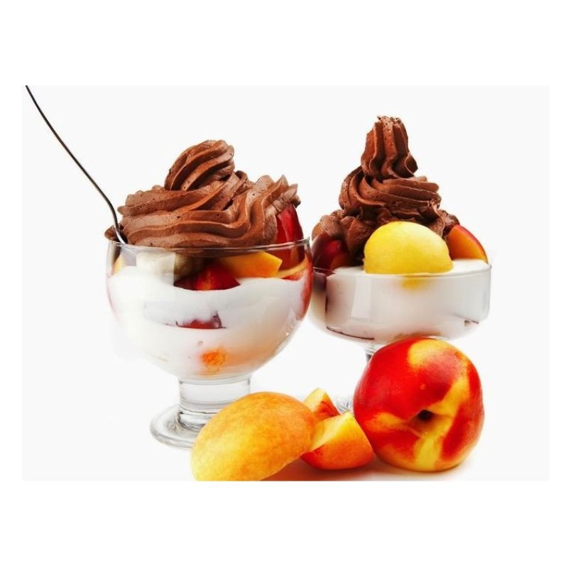 Macchina per fare gelati mousse creme dessert yogurt naturali con frutta fresca