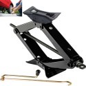 Crick pantografo sollevatore auto ruote manuale crik emergenza 1500kg viaggio