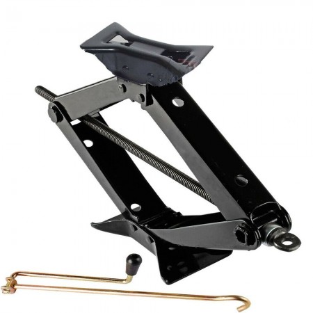 Crick pantografo sollevatore auto ruote manuale crik emergenza 1500kg viaggio