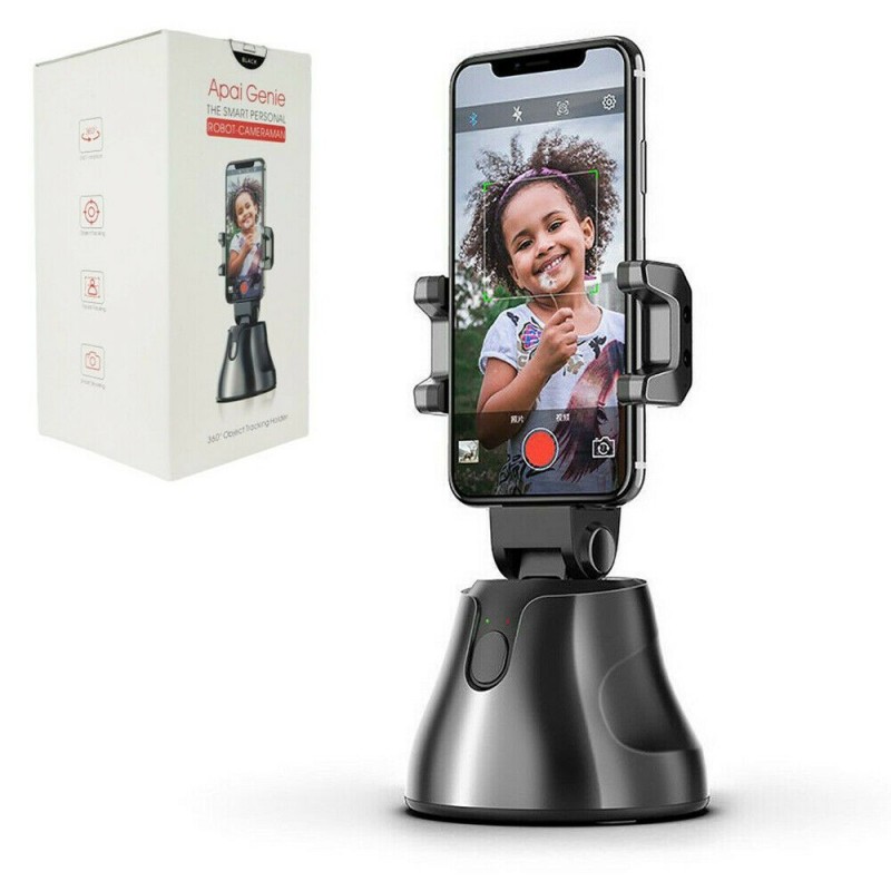 Apai genie robot selfie automatico rotazione 360 gradi foto video youtube tiktok