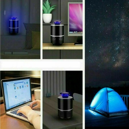 Aspiratore zanzare portatile USB lampada insetti ecologico zanzariera elettrica