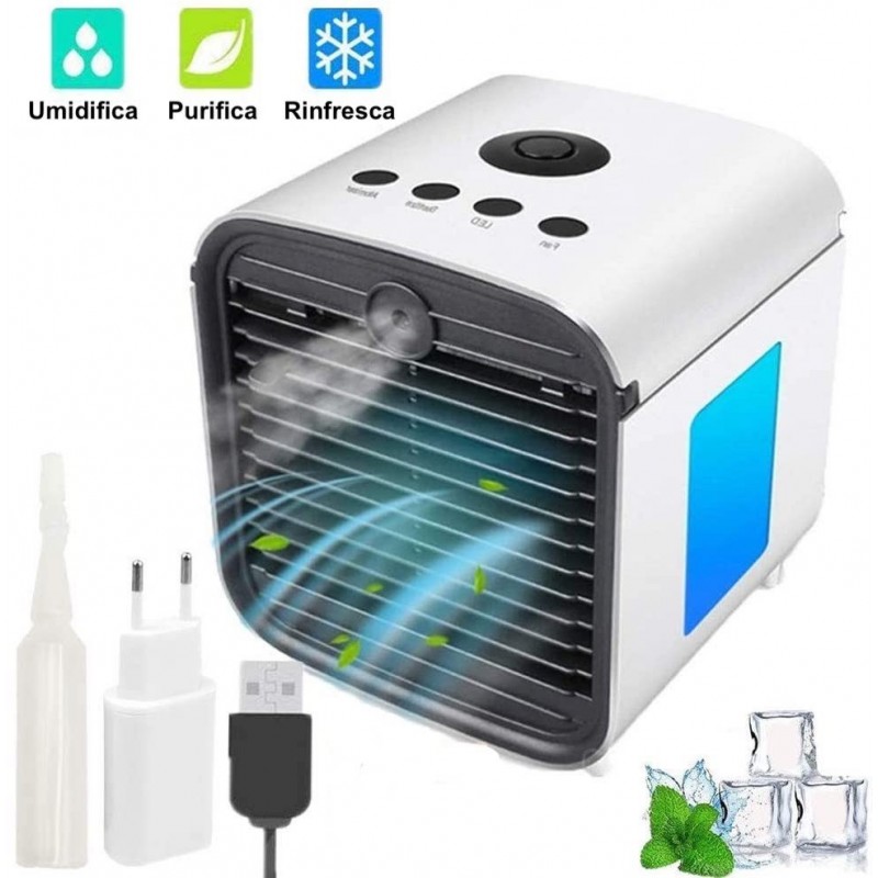Raffrescatore aria purificatore raffreddamento umidifica regolabile clima filtra