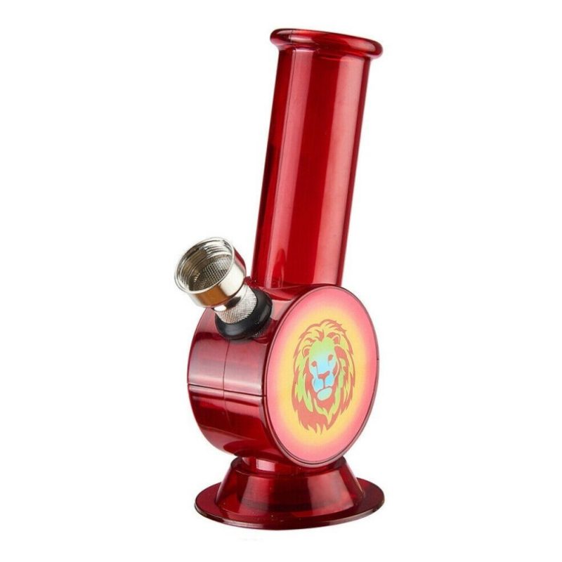 DOBO Bong mini bong tondo acrilico acqua lion tabacco erbe aromatic...