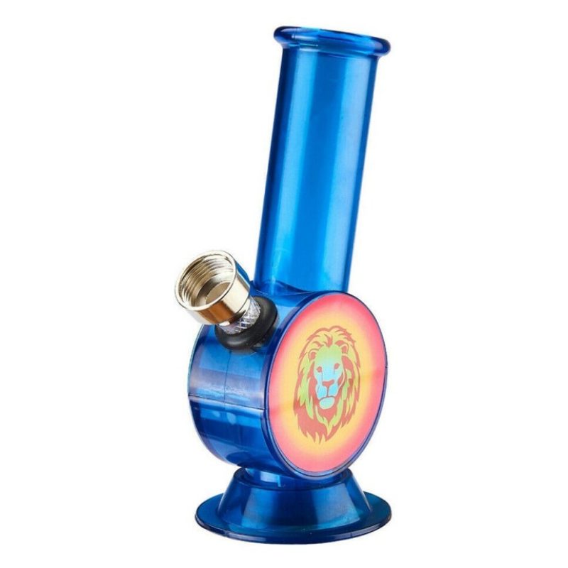 DOBO Bong mini bong tondo acrilico acqua lion tabacco erbe aromatic...