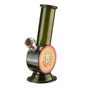Bong mini bong tondo acrilico acqua lion tabacco erbe aromatiche 12,5cm fumatori