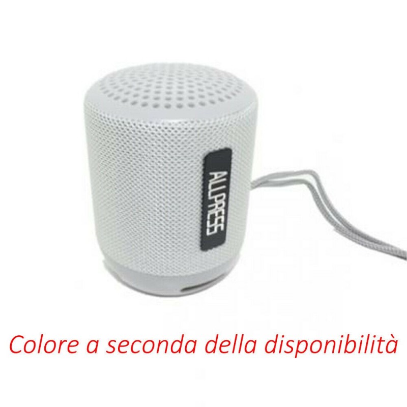 Cassa portatile bluetooth speaker wireless altoparlante audio ricarica USB music