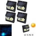 4x Lampada ad induzione luce solare sensore movimento impermeabile IP65 cob 20W