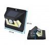 DRIWEI 4x Lampada ad induzione luce solare sensore movimento imperm...