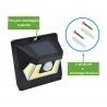 DRIWEI 4x Lampada ad induzione luce solare sensore movimento imperm...