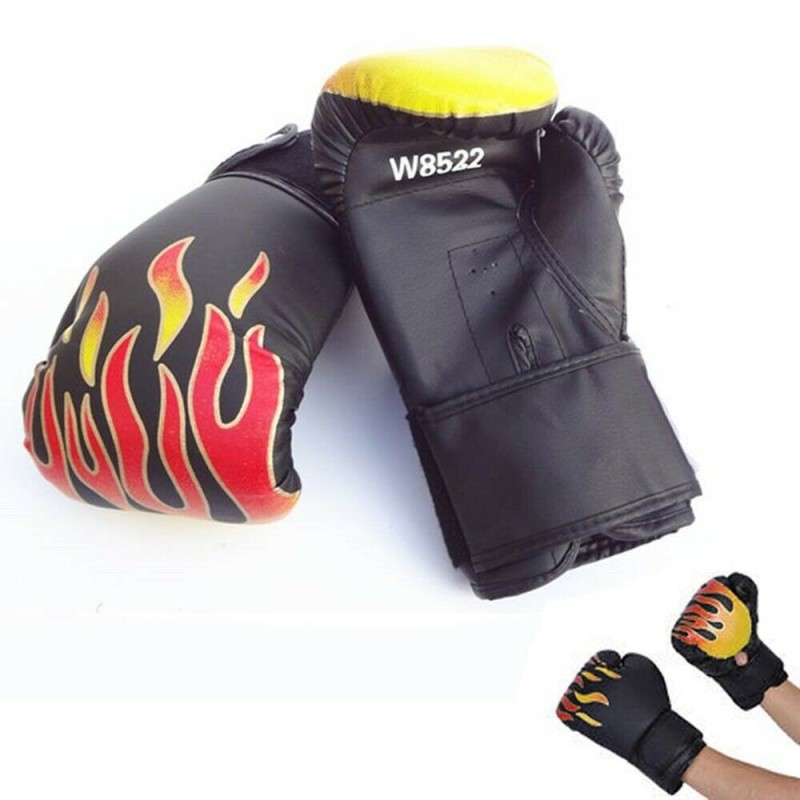 DOBO Guanti boxe fuoco bambini box sport lotta allenamento fascia a...