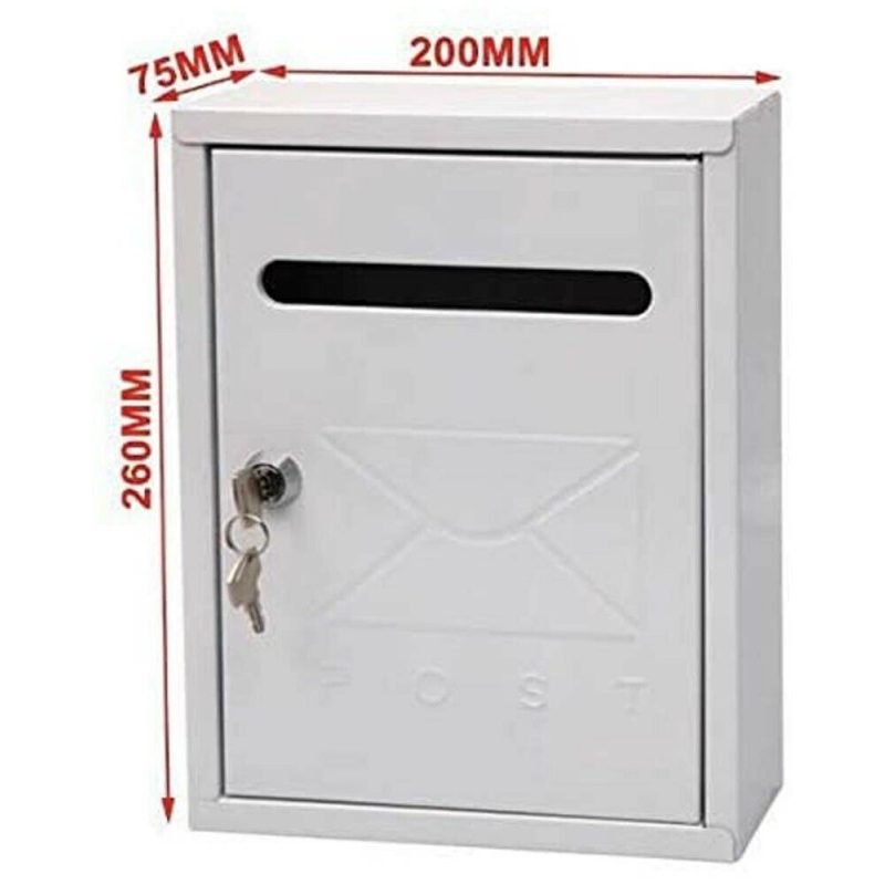 DOBO Cassetta lettere postale parete chiavi posta muro fessura este...