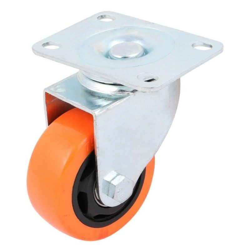 DOBO 2x Rotelle porta carrello acciaio ultra scorrevoli mobili staf...