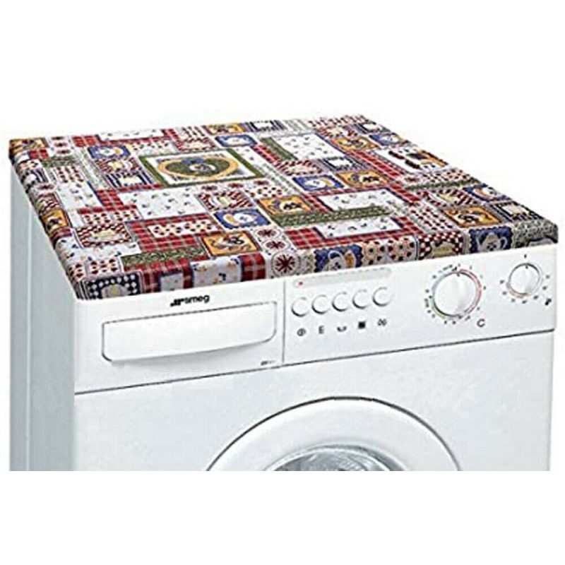 DOBO Telo copri lavatrice doppio strato mollettone elasticizzato mi...