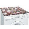 DOBO Telo copri lavatrice doppio strato mollettone elasticizzato mi...