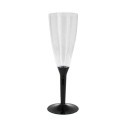6x Bicchieri flute plastica trasparenti monouso calici brindisi feste spumante