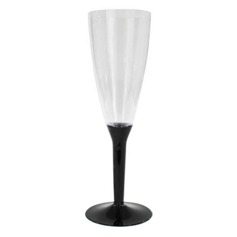 DOBO 6x Bicchieri flute plastica trasparenti monouso calici brindis...