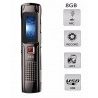 DOBO Registratore vocale digitale 8 gb mp3 ricaricabile voice recor...