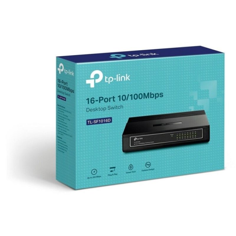 DOBO Switch 16 porte desktop da 10/100 Mbps a 200 Mbps ethernet lan...