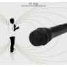 DOBO Microfono dinamico ricevitore wireless senza fili karaoke cavo...