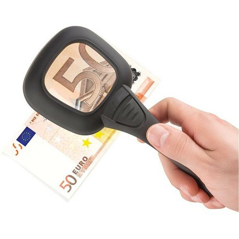 DRIWEI Lente di ingrandimento luce Led portatile 4x precisione lett...