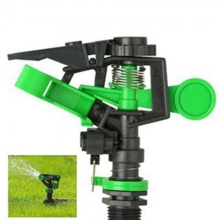 Irrigatore a settore in plastica giardino prato erba puntale bilanciere battente