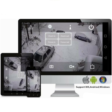 Telecamera industriale da esterno 4G full HD wireless ip visione notturna camera