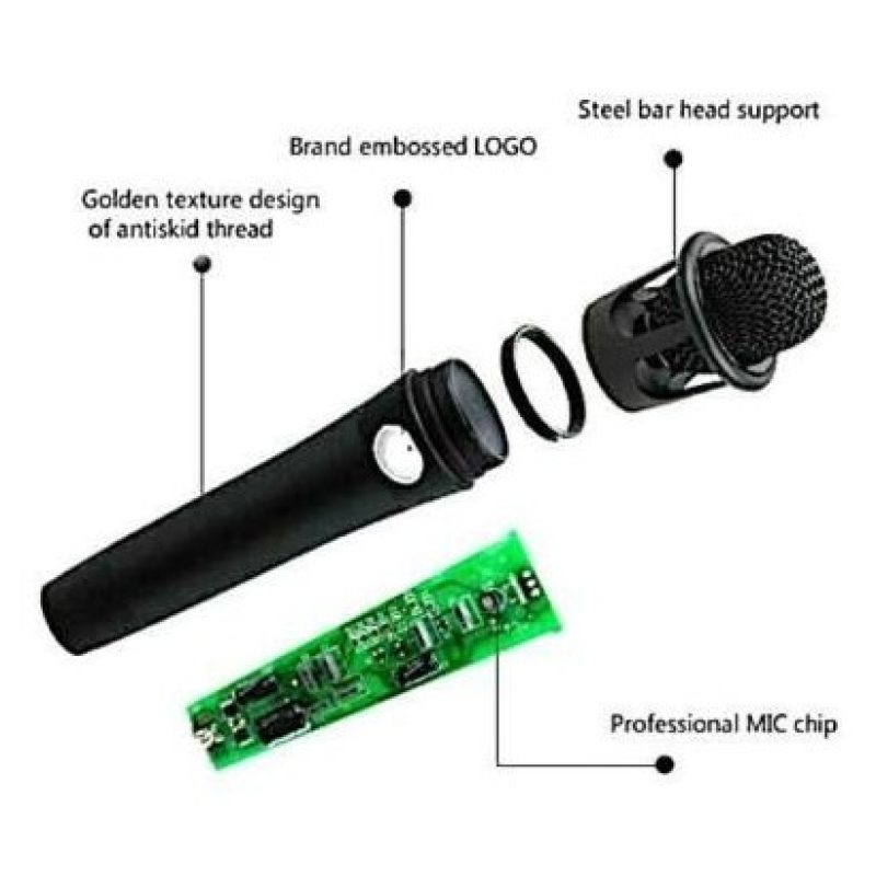 DOBO Kit microfono cardoide condensatore cavalletto auricolari mixe...