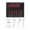 DOBO Kit microfono cardoide condensatore cavalletto auricolari mixe...