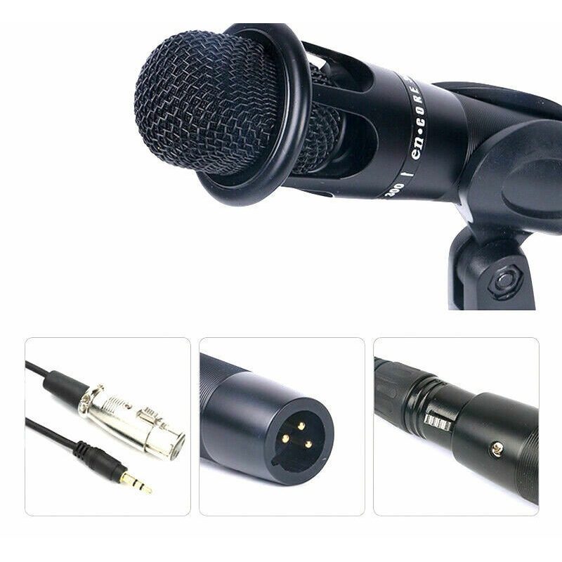 DOBO Kit microfono cardoide condensatore cavalletto auricolari mixe...