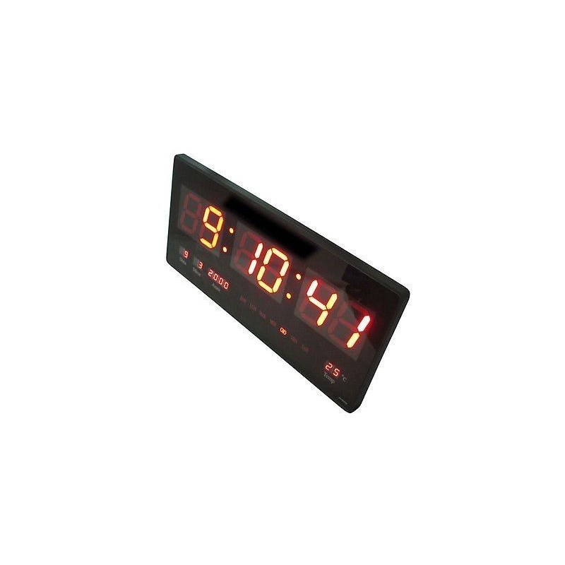 Orologio digitale a LED da parete con datario temperatura e lettura nitida. 45x22x3 CM