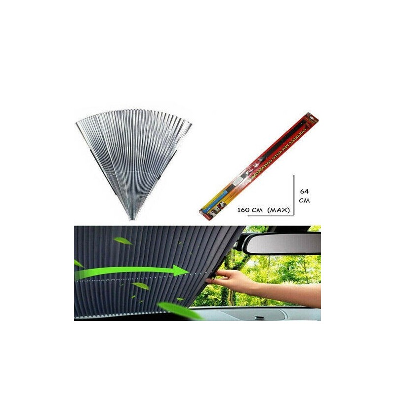 Tenda parasole auto magnetico pieghevole tendina retrattile magnete parabrezza