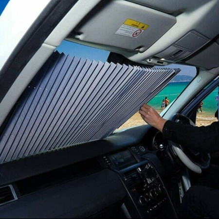 Tenda parasole auto magnetico pieghevole tendina retrattile magnete parabrezza