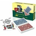 Carte da gioco ramino MODIANO 98 plastificate rosso blu poker bridge 2 mazzi