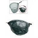 Retino rete da pesca manico telescopico pieghevole 90 cm mare lago fiume hobby