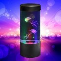 Lampada led simulazione effetto acquario rilassante casa ufficio lampada tavolo