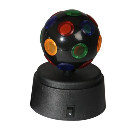 Lampada led rotante interruttore USB mini disco luce illuminazione party festa