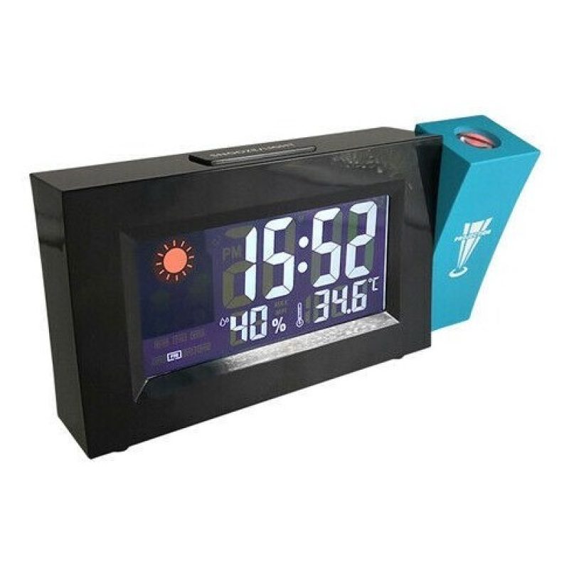 DOBO Orologio sveglia con proiettore temperatura ora proiezione cal...