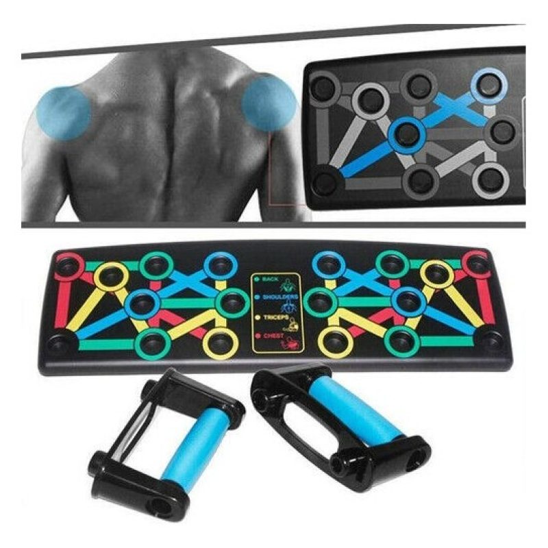 DOBO Push up maniglie per flessioni pedana colori esercizi pettoral...