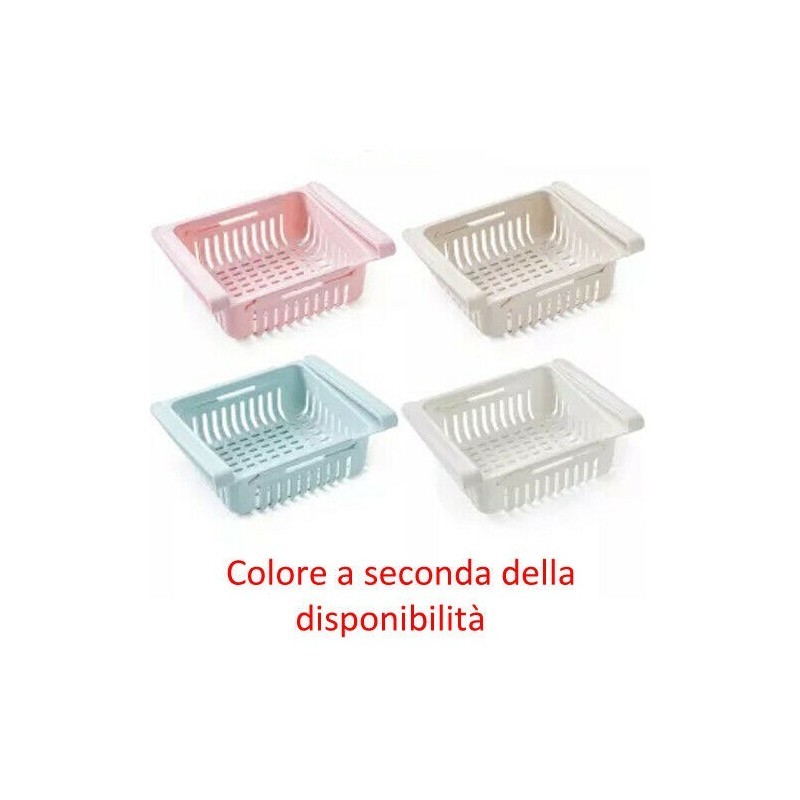 Cassetto universale portaoggetti frigorifero cucina freezer congelatore cestino